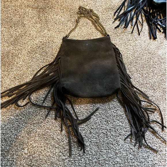 100% suede Crossbody bag - Picture 2 of 3